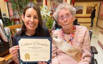Centenarian birthday celebration