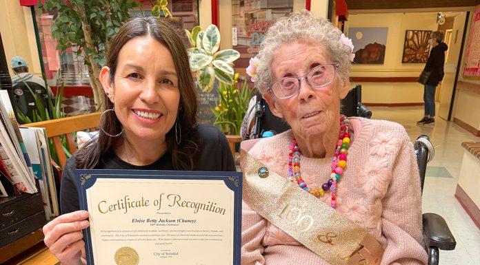 Eden Valley resident celebrates 100th birthday at Soledad facility Centenarian birthday celebration