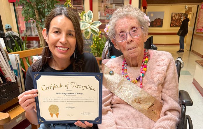 Centenarian birthday celebration