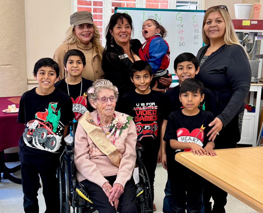 Centenarian birthday celebration