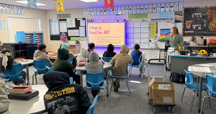 Students in classroom