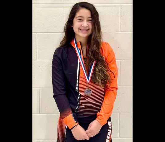 Wrestling | Gonzales Highās Amador medals at CCS Masters Gonzales wrestler with medal