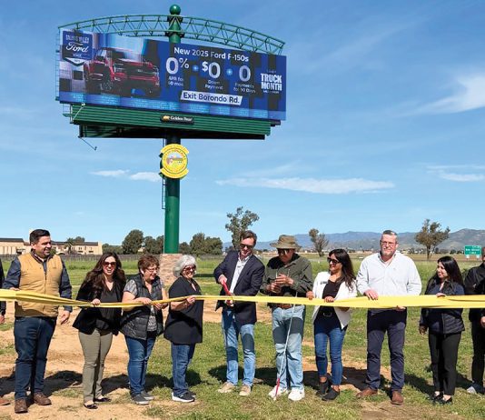 Gonzales unveils first digital billboard on Highway 101 Gonzales billboard