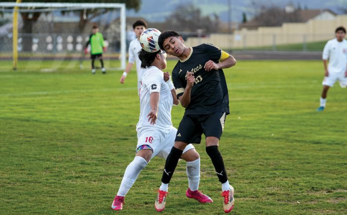 Soledad boys soccer player
