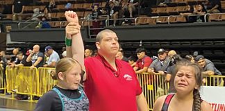 Gonzales middle-school wrestler wins state title Gonzales wrestler hand raised after winning