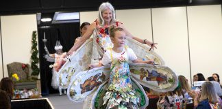 South County Trashion Show returns March 19 with ‘Red, White & Reuse!’ theme Trashion Show models on runway