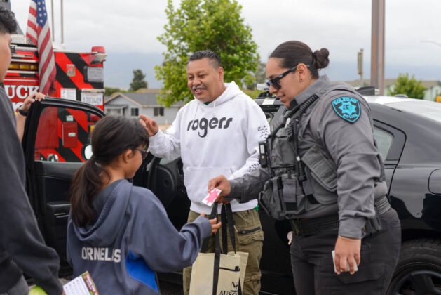 Soledad Touching Tractors and Trucks
