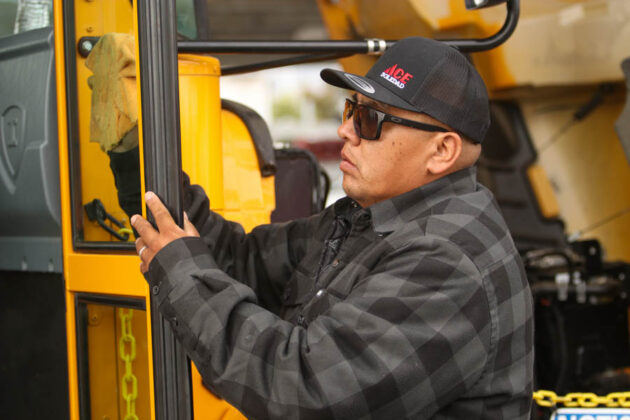 Soledad Touching Tractors and Trucks