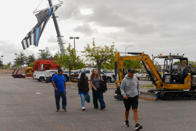 Soledad Touching Tractors and Trucks