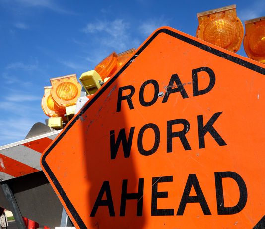 Highway 101 paving project to begin south of Greenfield, lane closures expected traffic safety roadwork signs and light