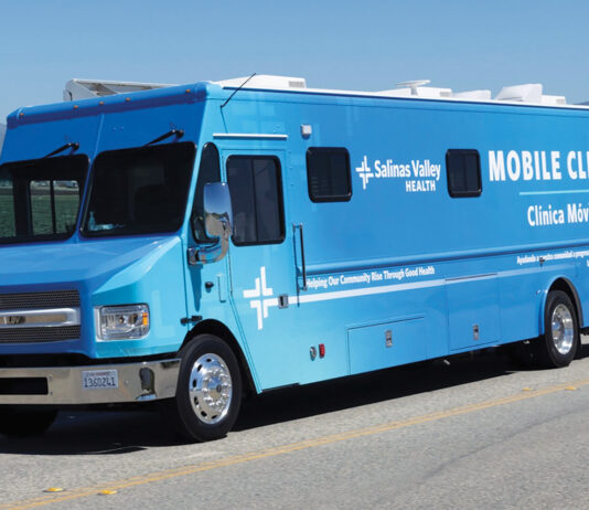 Salinas Valley Health Mobile Clinic earns countywide education honor Salinas Valley Health Mobile Clinic