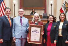 Sen. Laird honors Guss as 2026 Woman of the Year Senator Laird and Deneen Guss