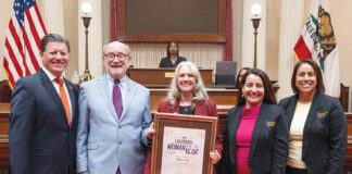 Sen. Laird honors Guss as 2026 Woman of the Year Senator Laird and Deneen Guss