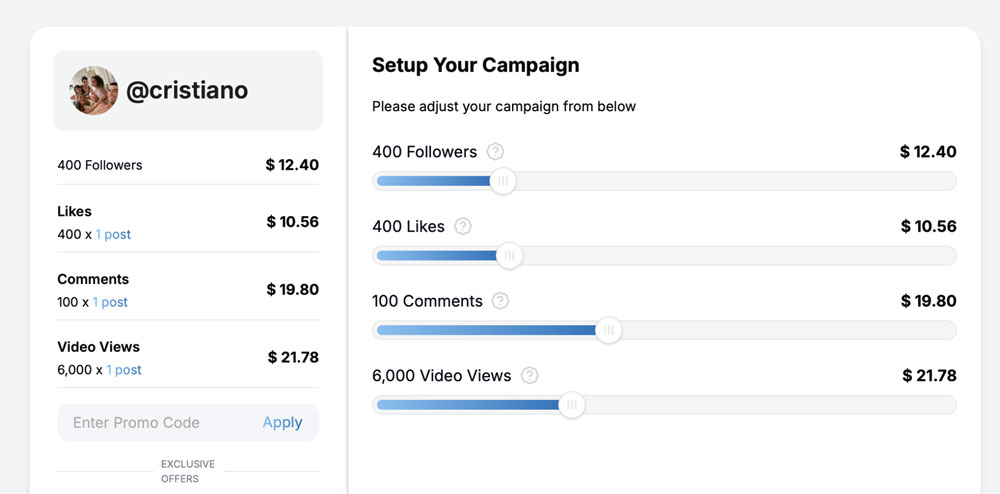 famewick, instagram comments