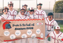 Baseball | King City outslugs Gonzales to secure co-championship Gonzales Spartans 2026 senior baseball players