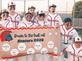 Baseball | King City outslugs Gonzales to secure co-championship Gonzales Spartans 2026 senior baseball players