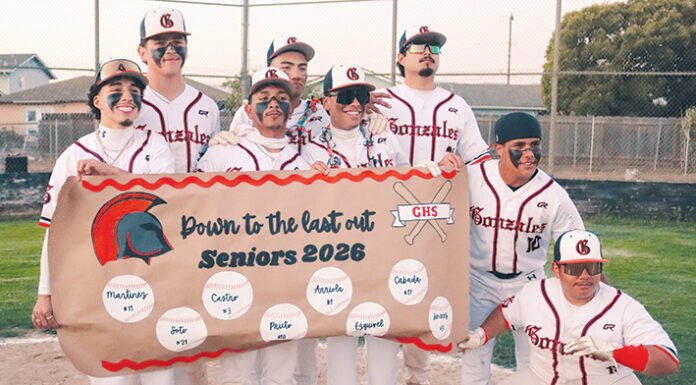 Baseball | King City outslugs Gonzales to secure co-championship Gonzales Spartans 2026 senior baseball players