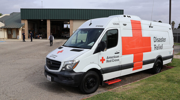 Red Cross volunteers
