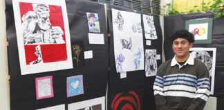 Greenfield High student artists transform library into gallery showcase Greenfield Art Show