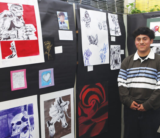 Greenfield High student artists transform library into gallery showcase Greenfield Art Show