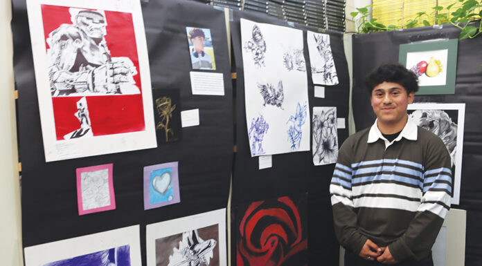 Greenfield High student artists transform library into gallery showcase Greenfield Art Show