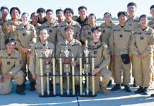 Greenfield High School cadets win at State Drill Competition Greenfield High School cadets with awards