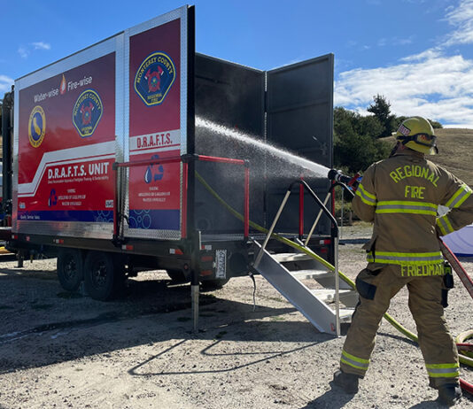 Monterey County Regional Fire District, Cal Water partner on purchase of water-saving DRAFTS Unit DRAFTS Unit