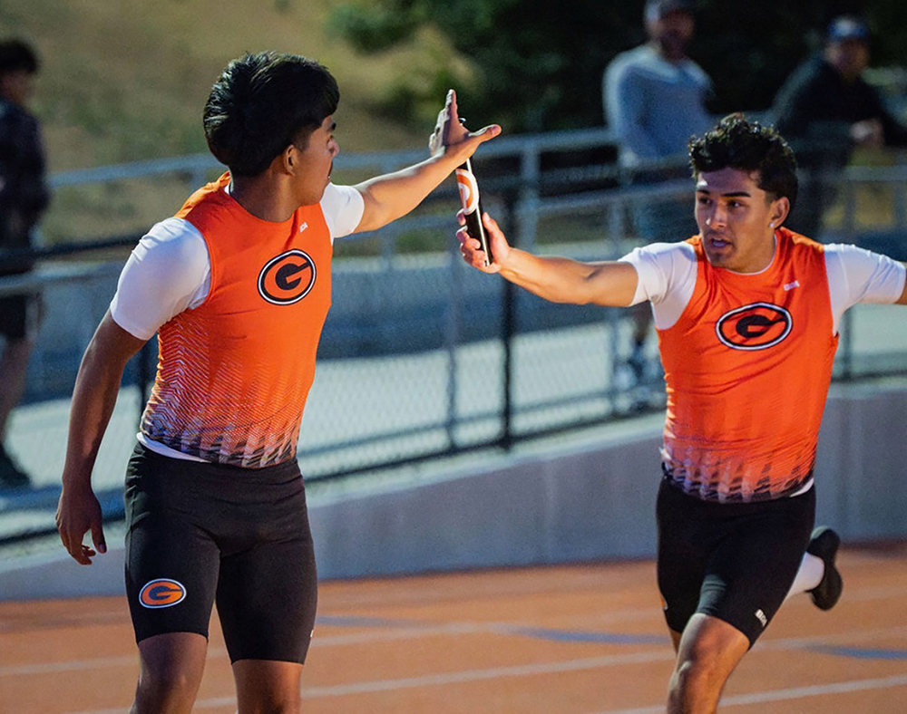 Track and field runners