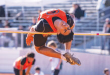 Track and Field | Gonzales boys, Greenfield girls win division titles Track and field high jump
