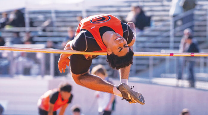 Track and Field | Gonzales boys, Greenfield girls win division titles Track and field high jump