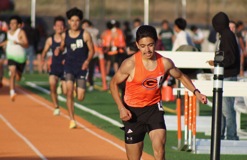 Track and field runner