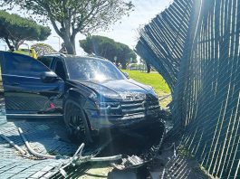 Impaired driver arrested after crashing into Hartnell College tennis courts Hartnell tennis court