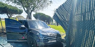Impaired driver arrested after crashing into Hartnell College tennis courts Hartnell tennis court