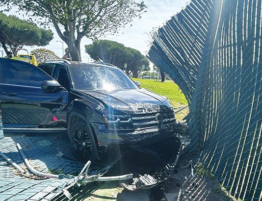 Impaired driver arrested after crashing into Hartnell College tennis courts Hartnell tennis court