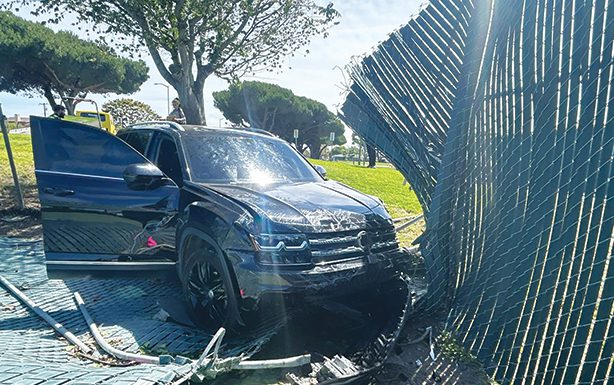 Impaired driver arrested after crashing into Hartnell College tennis courts Hartnell tennis court