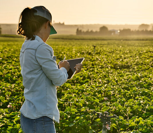 Nominations sought to honor Monterey County women in agriculture Smart farmer woman agronomist checks the field with tablet