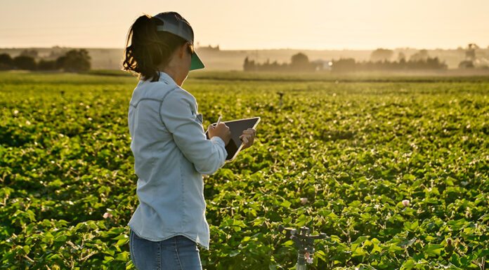Nominations sought to honor Monterey County women in agriculture Smart farmer woman agronomist checks the field with tablet
