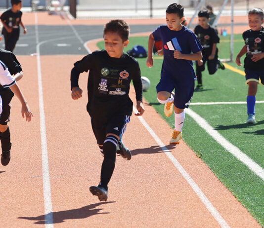 Gonzales High boys soccer team hosts youth camp Gonzales soccer camp