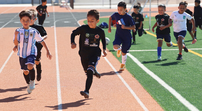 Gonzales High boys soccer team hosts youth camp Gonzales soccer camp