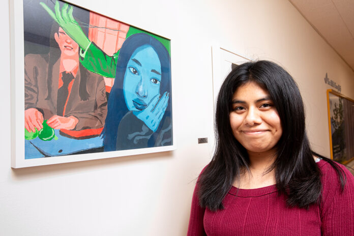 SVH Student Art Initiative 2 Loren Melo - New Jeans Salinas Valley Health student art