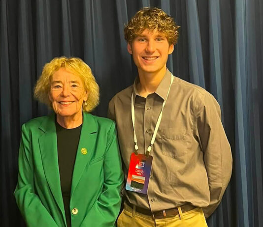 Gonzales teen wins congressional art competition Lofgren with Davis Pisoni
