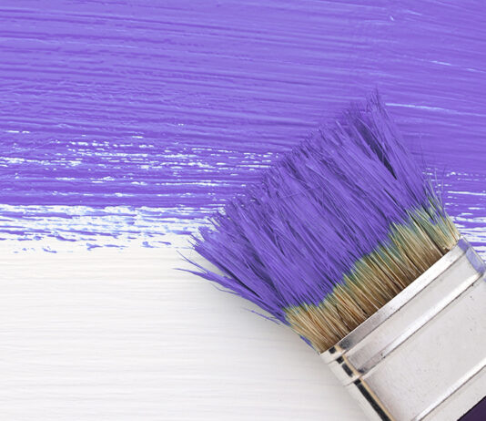 Paint the Valley Purple rallies South Monterey County ahead of annual Relay For Life Stripe of purple paint with a paintbrush on white