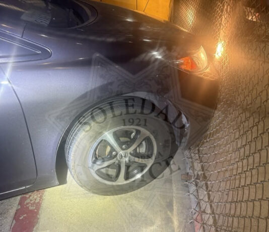 Driver arrested after fleeing traffic stop, ramming CTF gate vehicle rams CTF gate