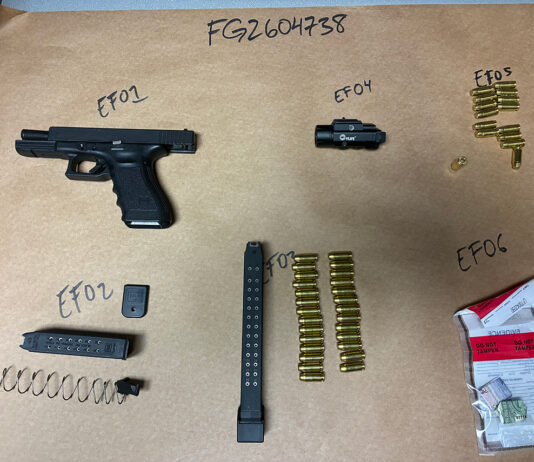 Soledad man arrested after armed foot pursuit in King City firearm and ammunition