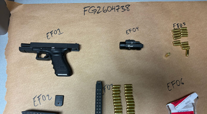 Soledad man arrested after armed foot pursuit in King City firearm and ammunition