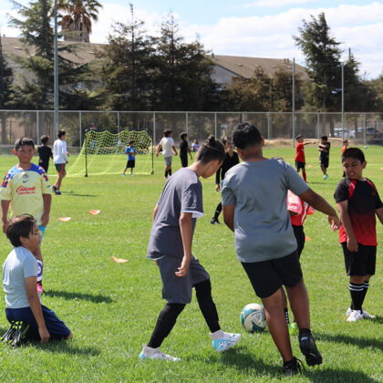 Soledad FIFA soccer balls donation