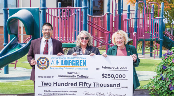 Congresswoman Lofgren secures $250K for Hartnell Child Development Center Hartnell child center grant with Lofgren