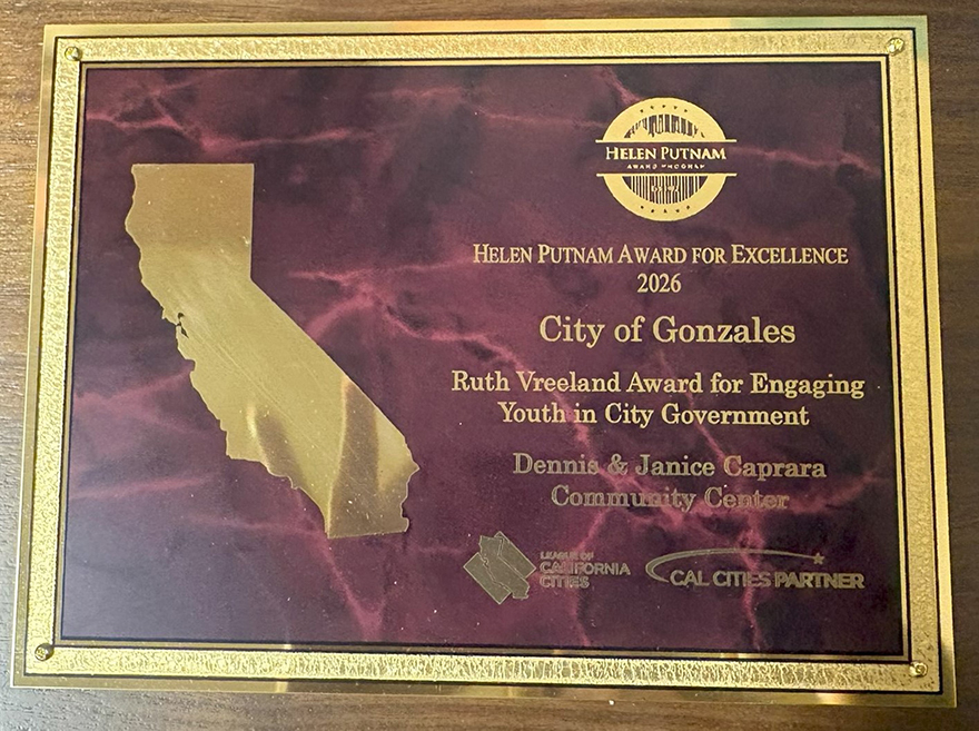 Gonzales League award