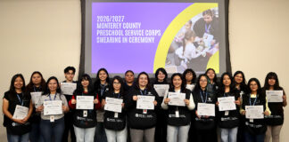 AmeriCorps members begin preschool service in Greenfield, Salinas Preschool Service Corps