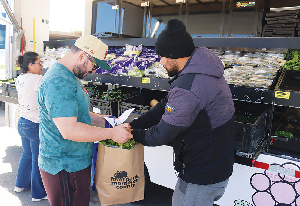 Vegetables at Salinas Valley Health flu clinic